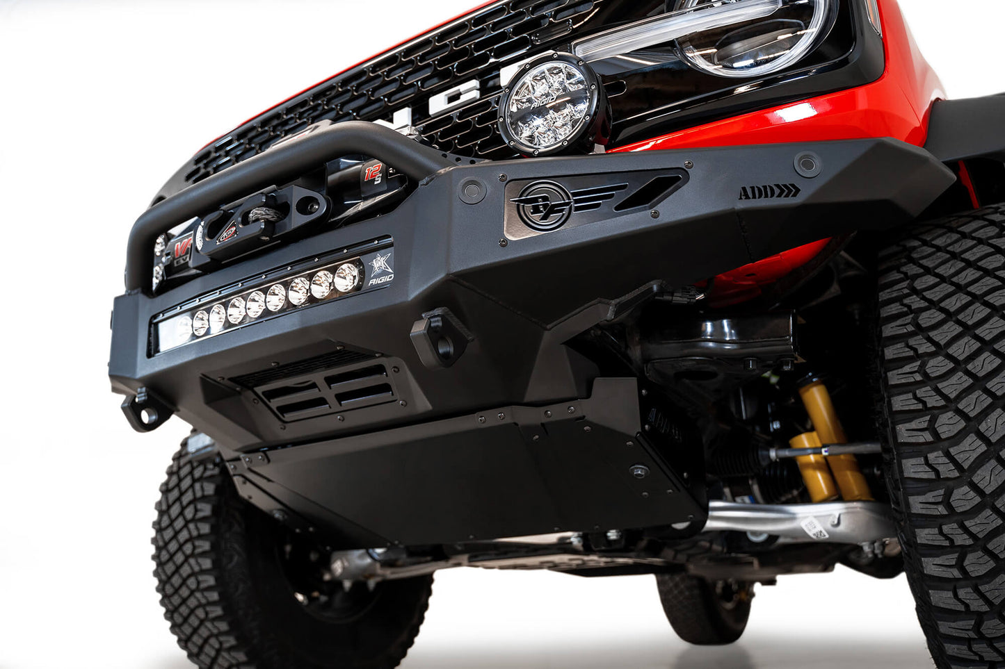 2021-2023 ADD FORD BRONCO ROCK FIGHTER WINCH FRONT BUMPER