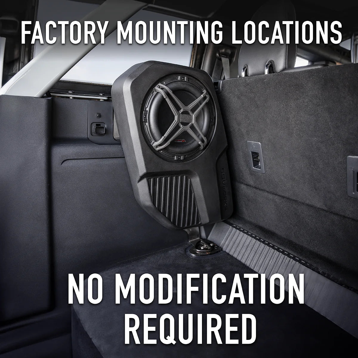 2021-2025 Ford Bronco 4-Door SSV Works Rear Subwoofer Add-On