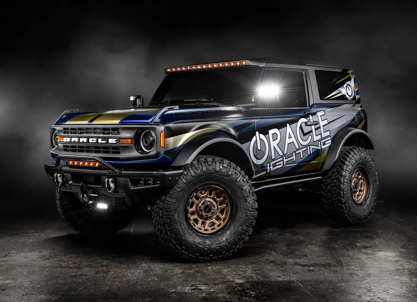 ORACLE LIGHTING INTEGRATED WINDSHIELD ROOF LED LIGHT BAR SYSTEM FOR 2021+ FORD BRONCO