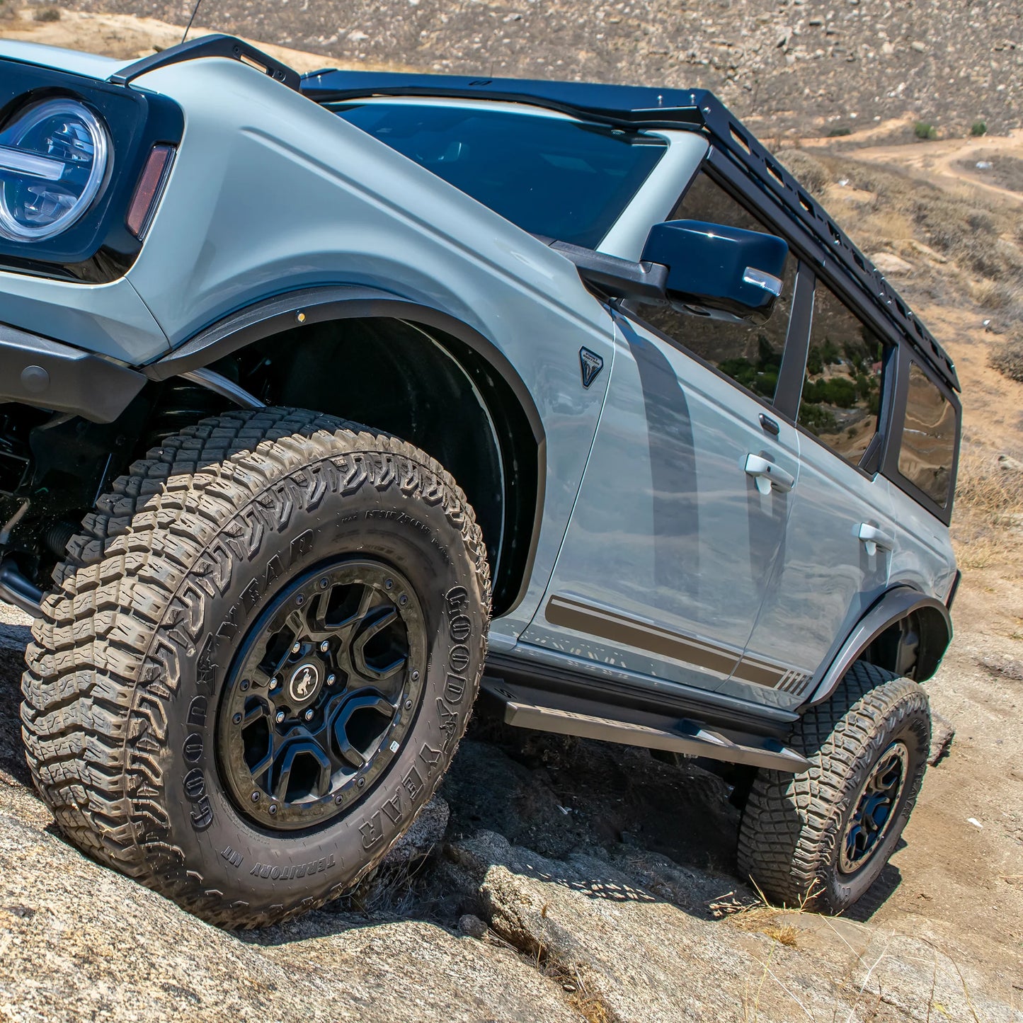 Turn Offroad 2021+ Ford Bronco Steel Fender Flares Kit w/ Marker Lights