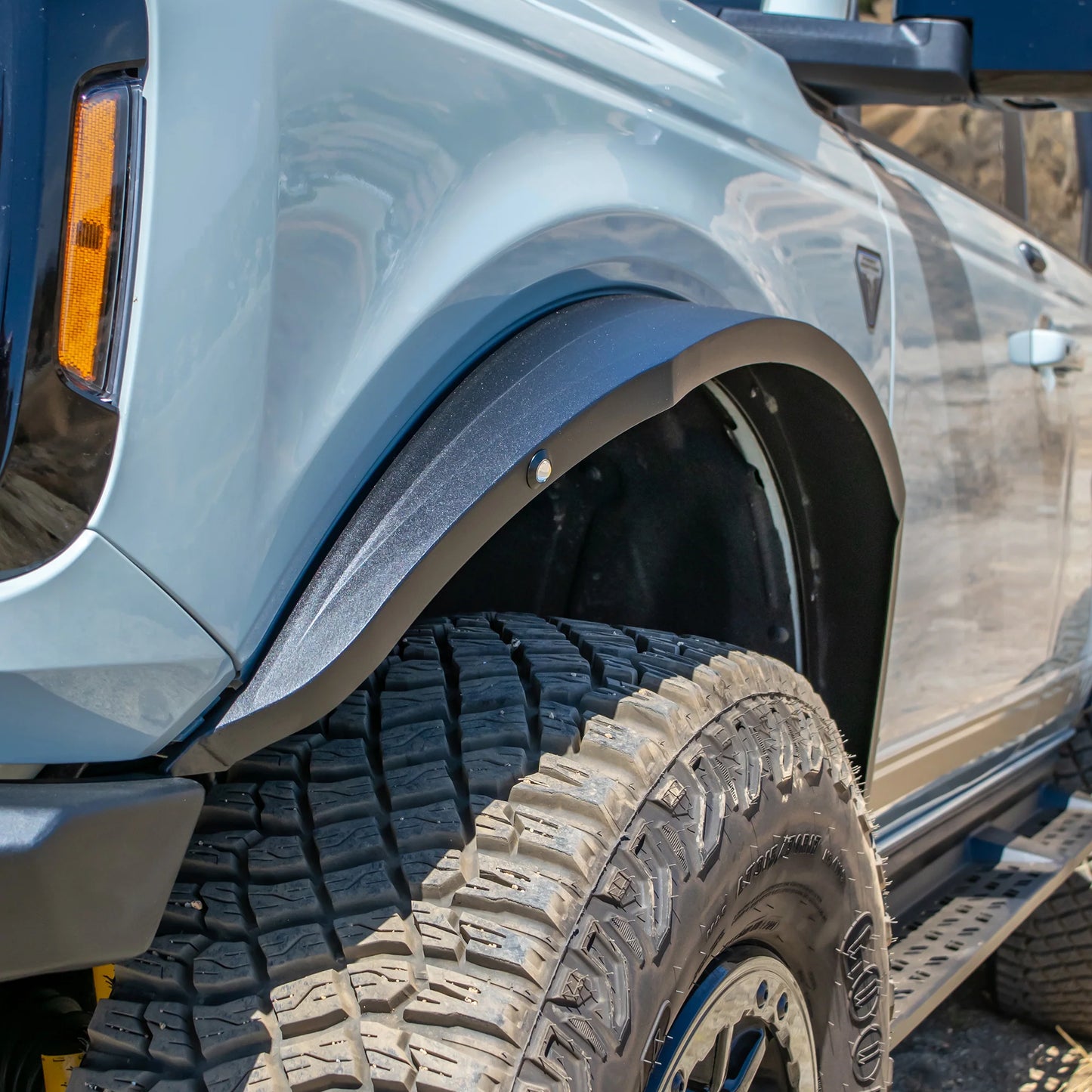 Turn Offroad 2021+ Ford Bronco Steel Fender Flares Kit w/ Marker Lights