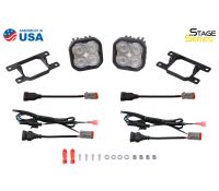 Diode Dynamics SS3 LED Fog Light Kit For 2021-2023 Ford Bronco (W/ Standard Bumper)