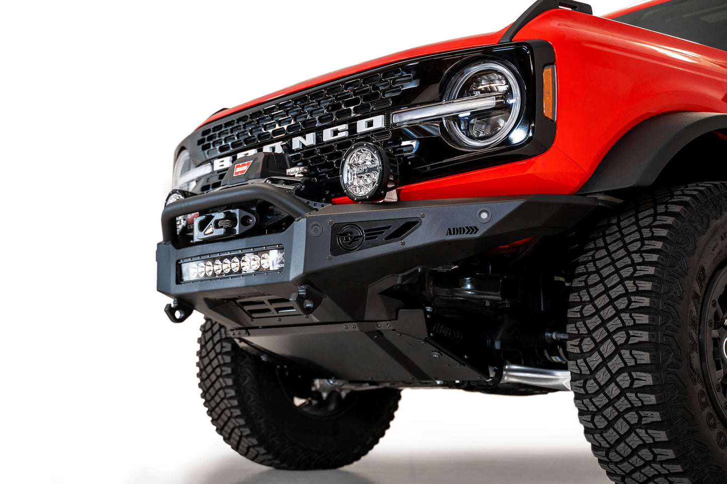 2021-2023 ADD FORD BRONCO ROCK FIGHTER WINCH FRONT BUMPER