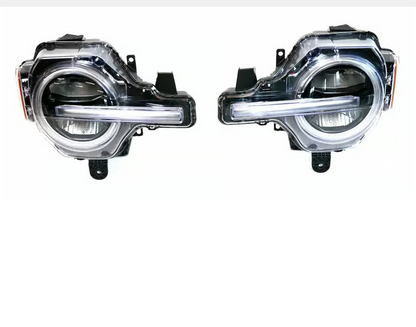 Infotainment 2021+ Ford Bronco LED Reflector Headlights With Signature Halo