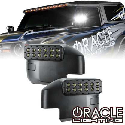 ORACLE LIGHTING 2021-2024 FORD BRONCO LED OFF-ROAD SIDE MIRROR DITCH LIGHTS