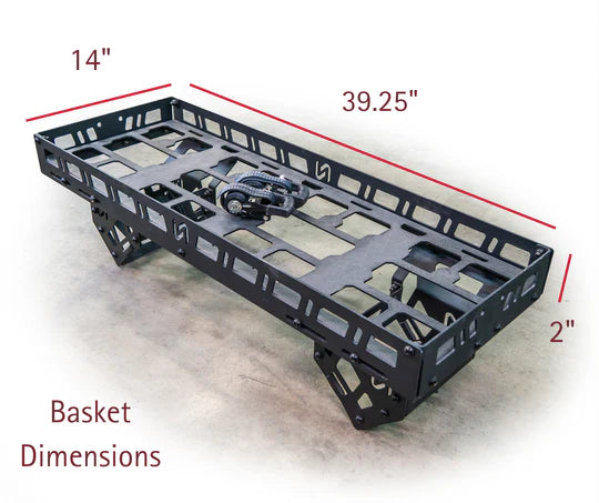 Turn Offroad Universal Offroad Spare Tire Storage Rack - Offroad Ice Chest Carrier