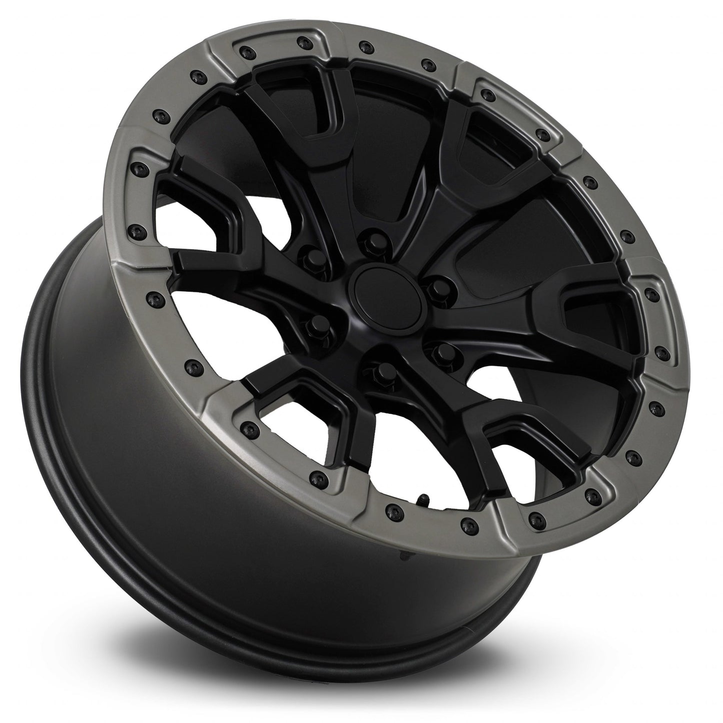 20" Bronco Raptor Wheel Satin Black/Carbon Grey Ring