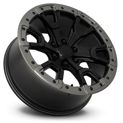 20" Bronco Raptor Wheel Satin Black/Carbon Grey Ring