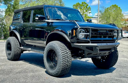 Turn Offroad 2021+ Ford Bronco Steel Fender Flares Kit w/ Marker Lights