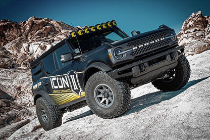 ICON 2021-2023 BRONCO SASQUATCH, 2-3" LIFT, STAGE 3 SUSPENSION SYSTEM, BILLET UCA, HEAVY RATE REAR SPRING