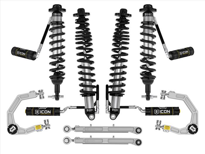 21-23 BRONCO NON-SASQ 3-4" LIFT STAGE 5 SUSPENSION SYSTEM BILLET HEAVY RAT