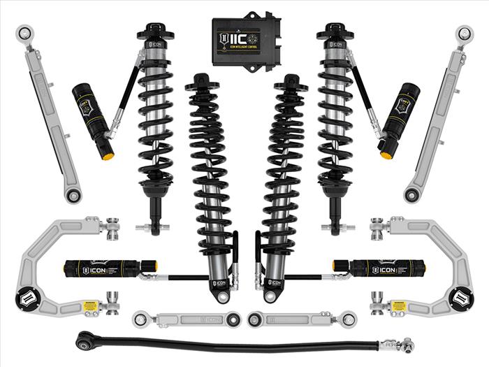 21+ ICON BRONCO NON-SASQUATCH 3-4" LIFT STAGE 8 SUSPENSION SYSTEM BILLET