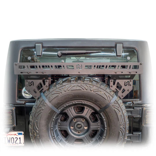 Turn Offroad Universal Offroad Spare Tire Storage Rack - Offroad Ice Chest Carrier