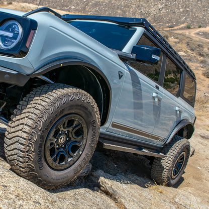 Turn Offroad 2021+ Ford Bronco Steel Fender Flares Kit w/ Marker Lights