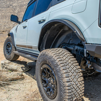 Turn Offroad 2021+ Ford Bronco Steel Fender Flares Kit w/ Marker Lights