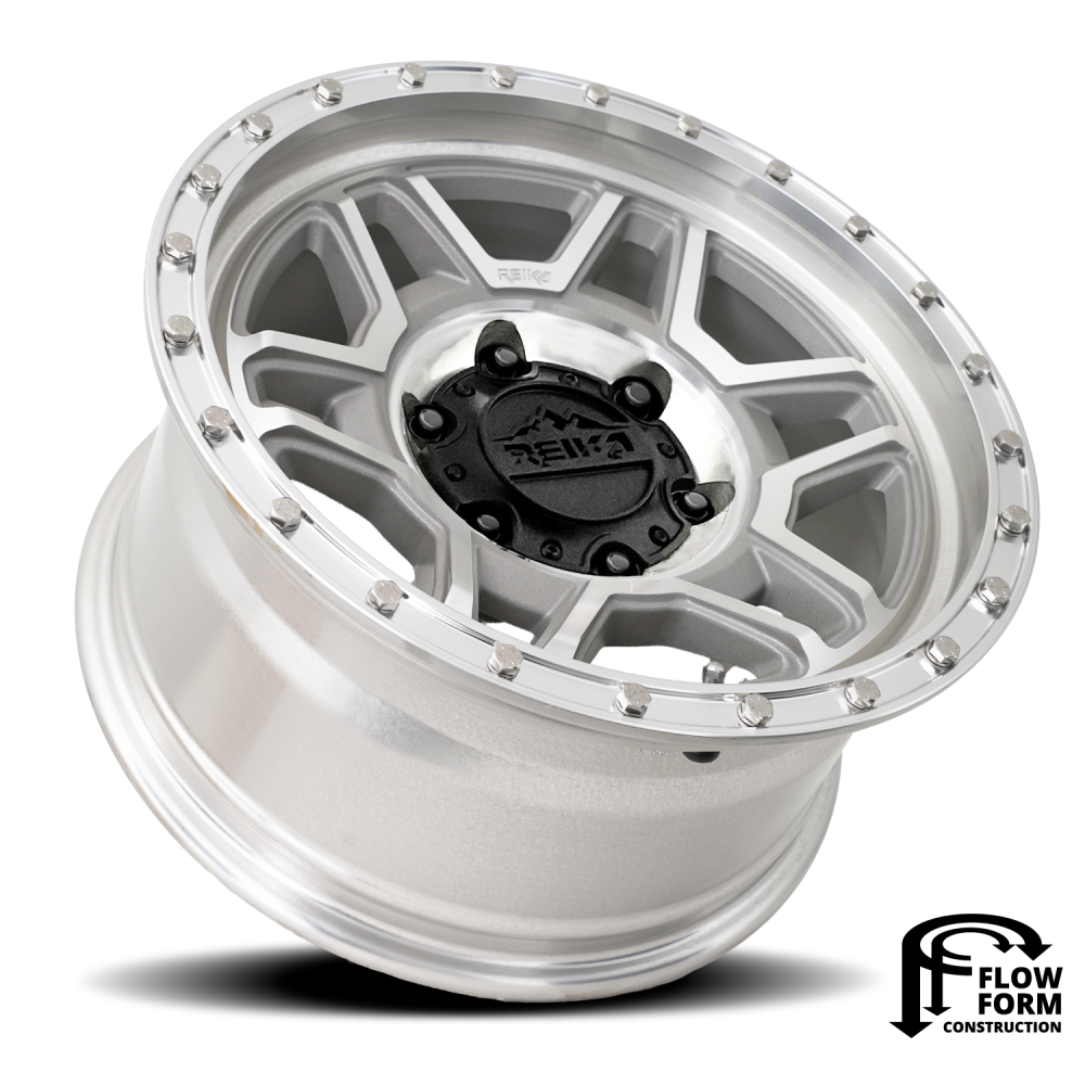 21+ REIKA Ford Bronco R40 Trooper Wheel Machined Clear